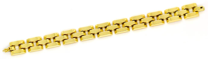Foto 1 - Design-Fantasie Armband im Stäbchen Muster 14K Gelbgold, K3178
