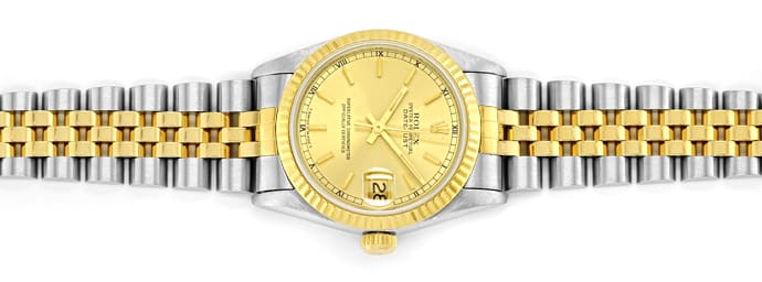 Foto 1 - Rolex Datejust Stahl-Gold MEDIUM Damen Uhr, U1491